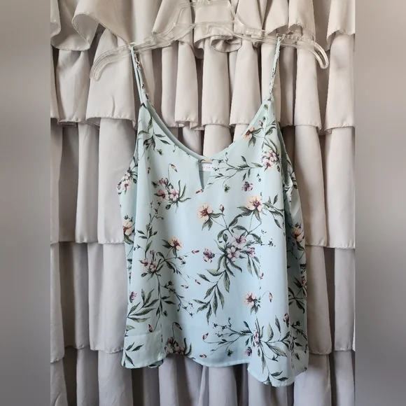 Women's Camisole Light Blue Top Size Medium - Picture 1 of 4